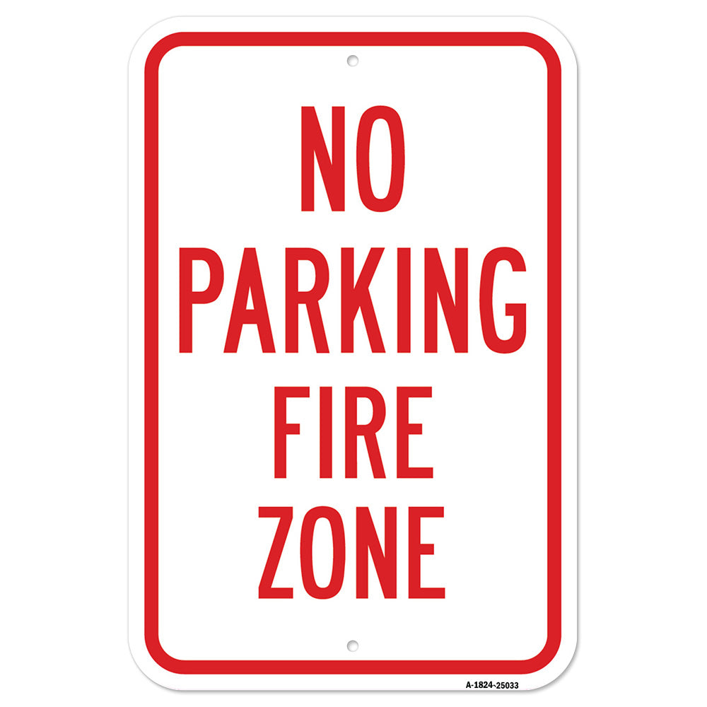 No Parking Fire Zone
