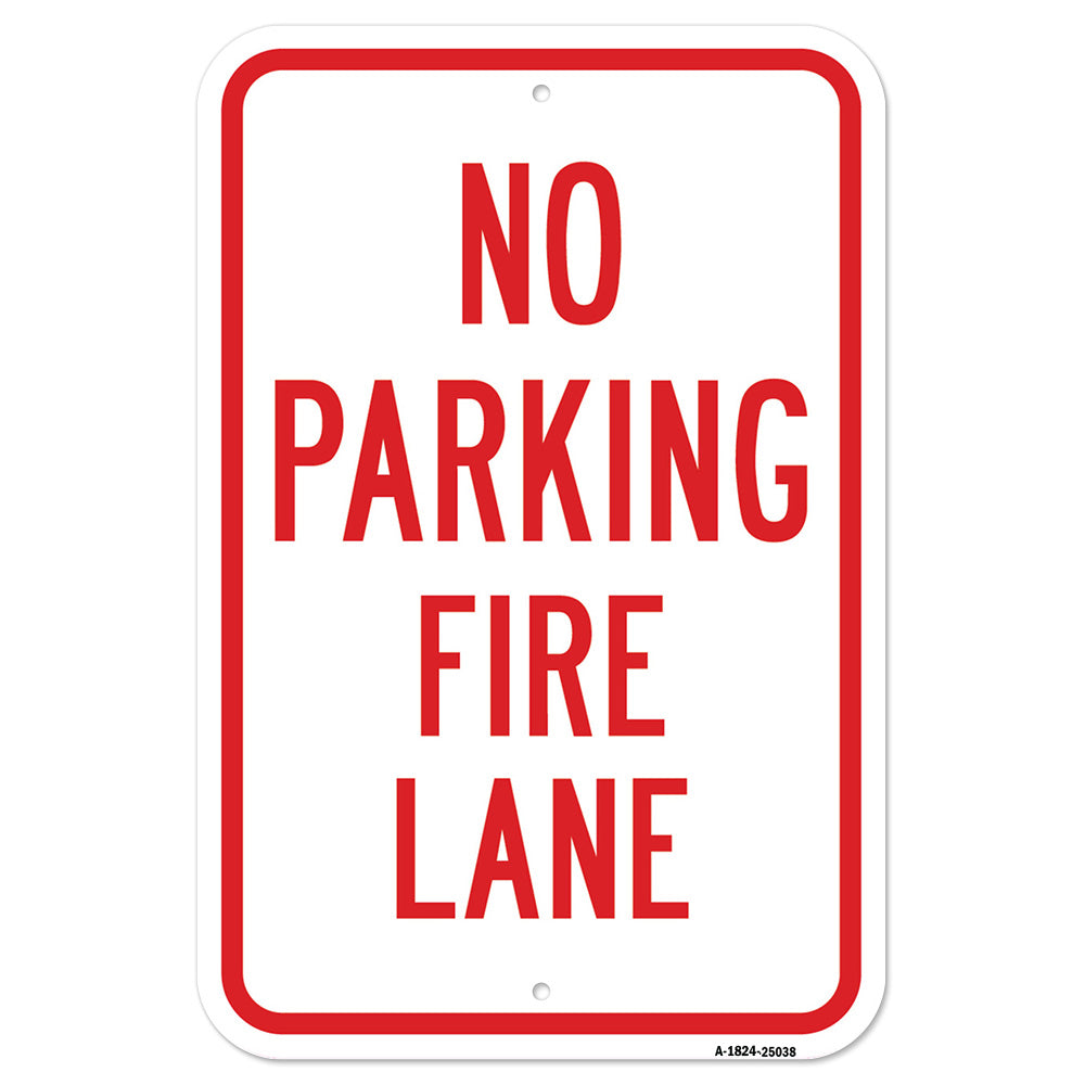 No Parking Fire Lane