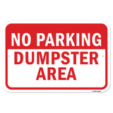 No Parking Dumpster Area 1