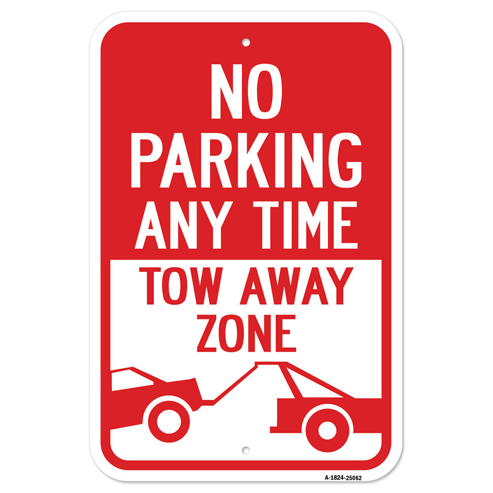 No Parking Anytime Tow-away Zone
