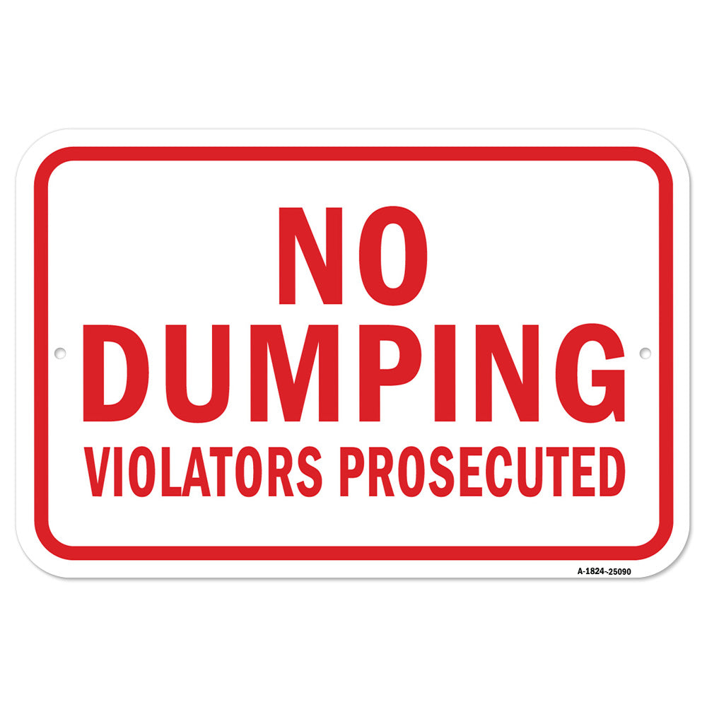 No Dumping Violators Prosecuted