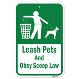 Leash Pets And Obey Scoop Law