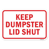 Keep Dumpster Lid Shut