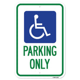 Handicapped Symbol Parking Only