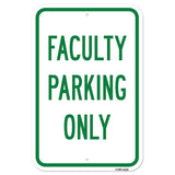 Faculty Parking Only