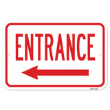 Entrance With Left Arrow