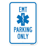 Emt Parking Only With Symbol