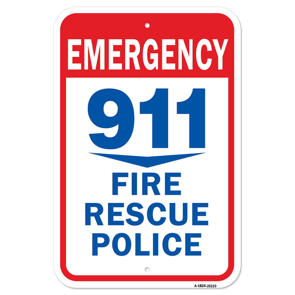 Emergency 911 Fire Rescue Police