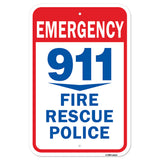 Emergency 911 Fire Rescue Police