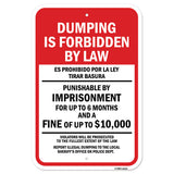 Dumping Is Forbidden By Law Bilingual