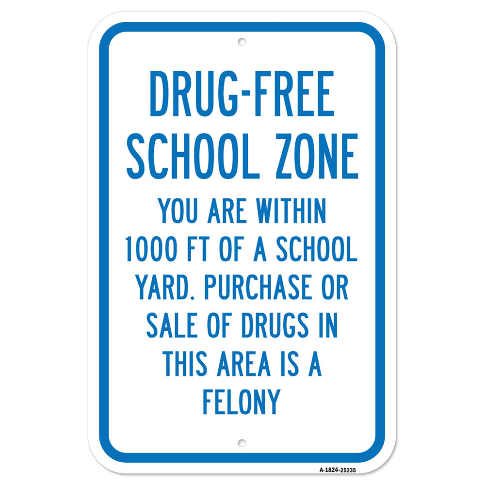 Drug Free School Zone You Are Within 1000 Ft Of A