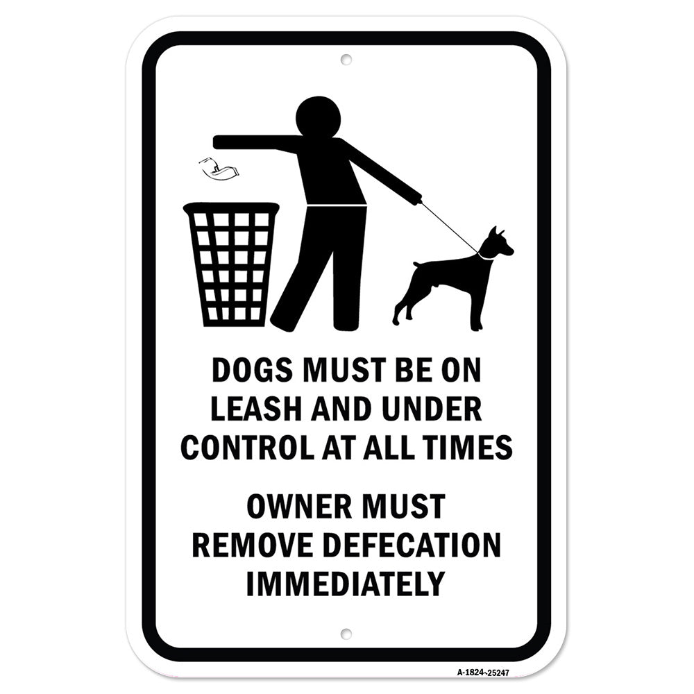 Dogs Must Be On Leash And Under Control