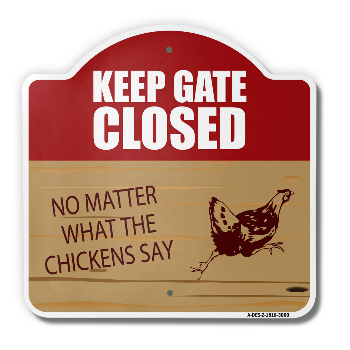 Keep Gate Closed Chicken