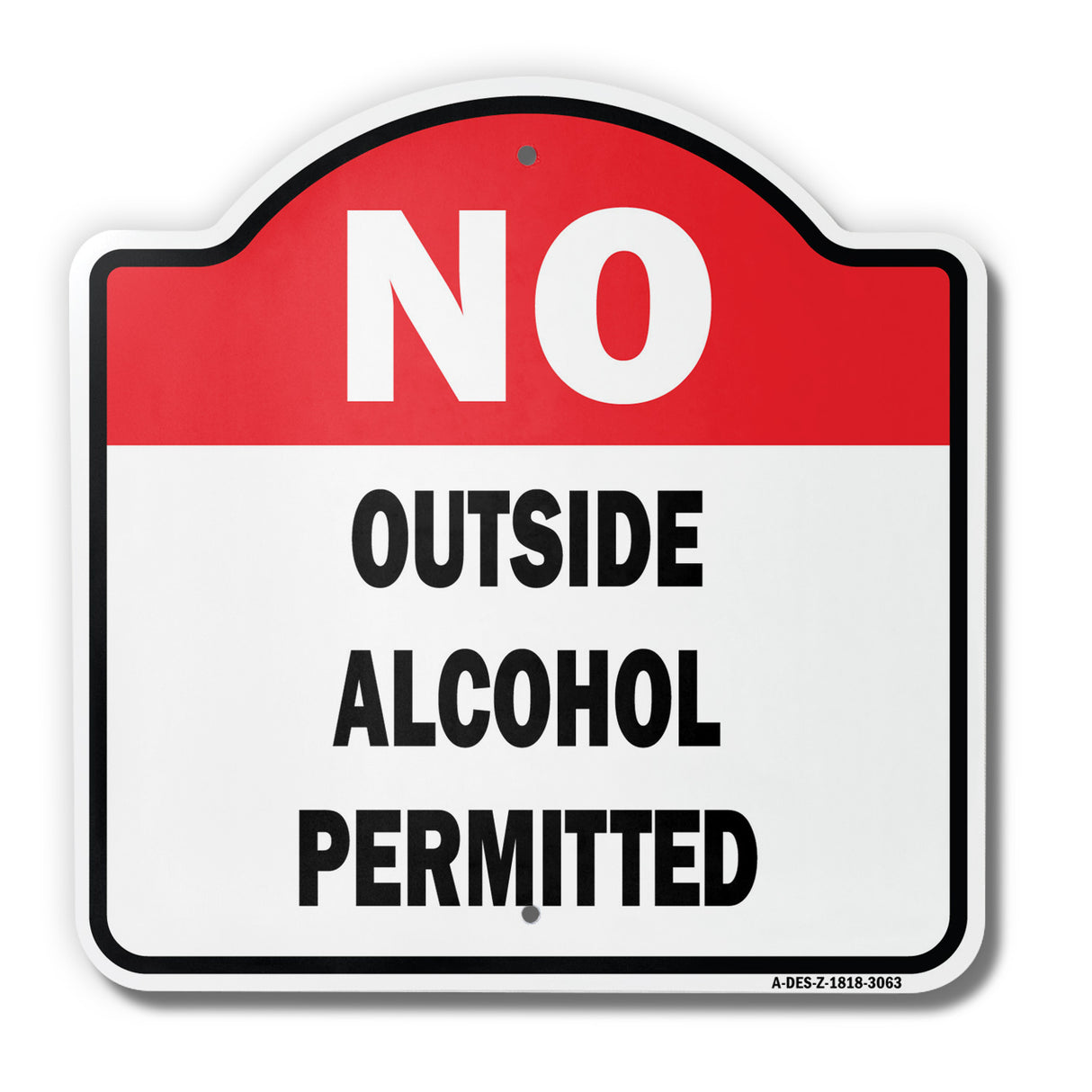 No Outside Alcohol Permitted