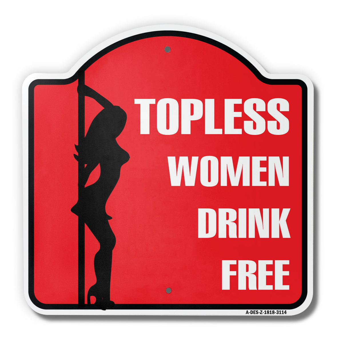 Topless Women Drink Free