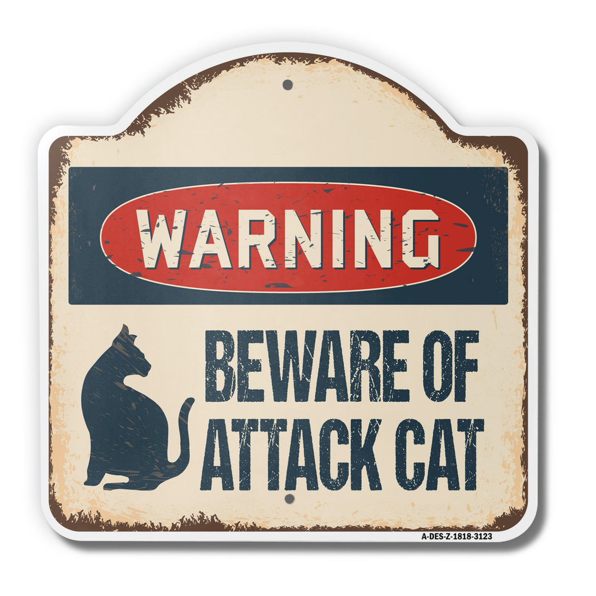 Beware Of Attack Cat