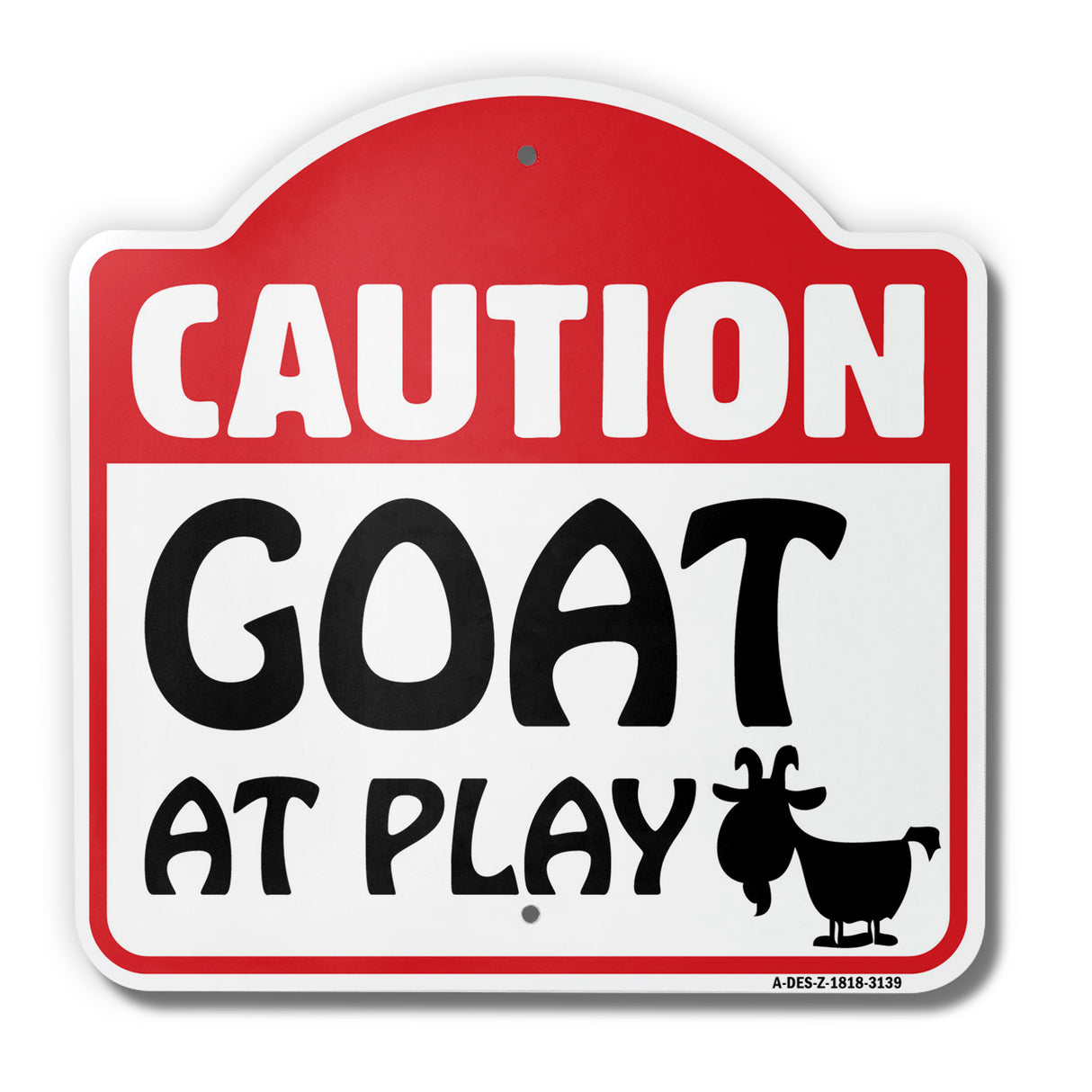 Caution Goat At Play