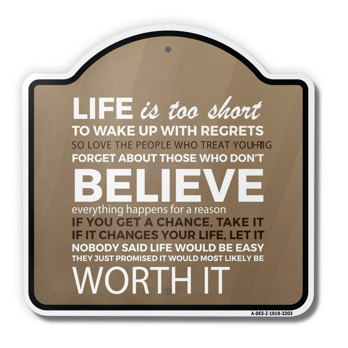 Life Is Too Short