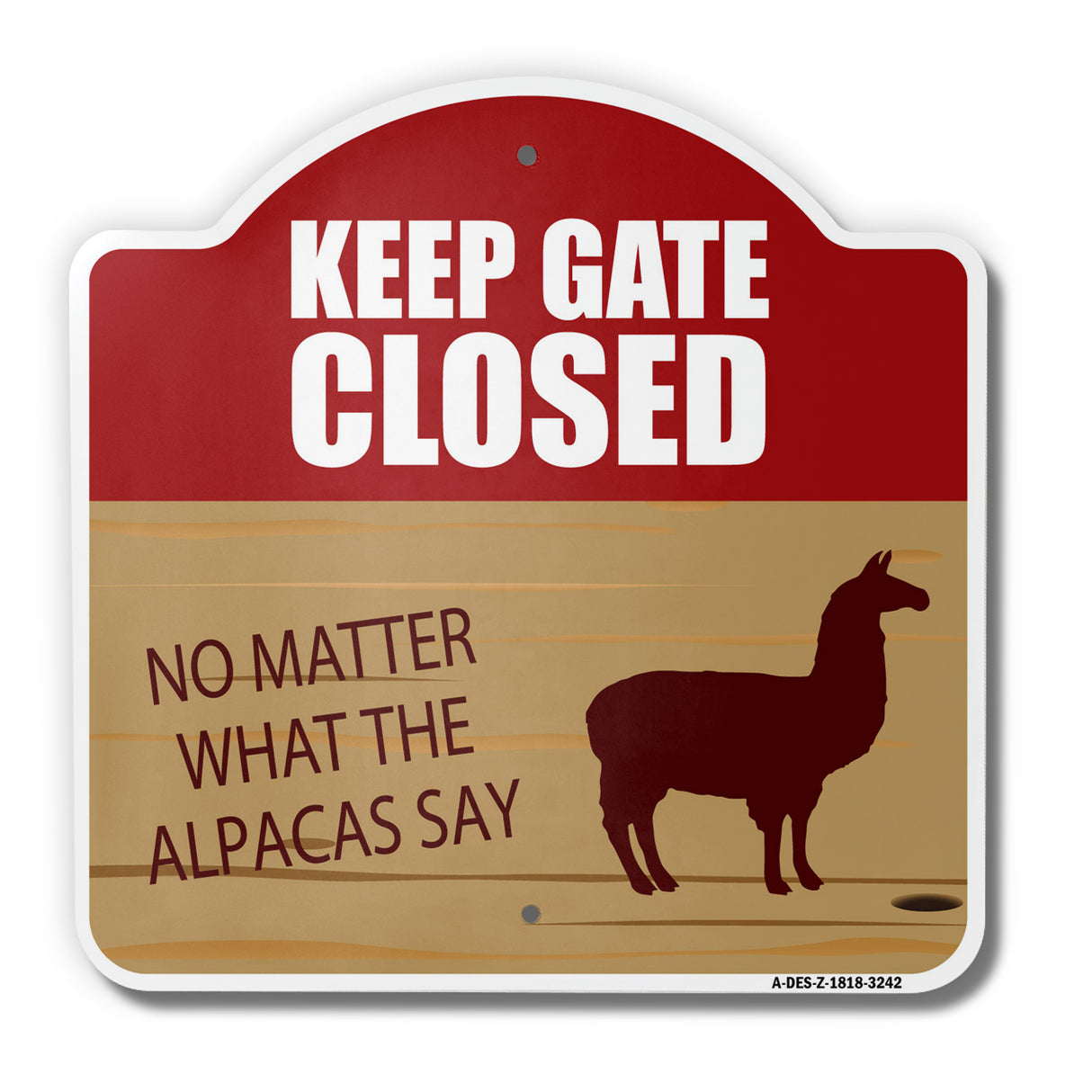 Keep Gate Closed Alpaca