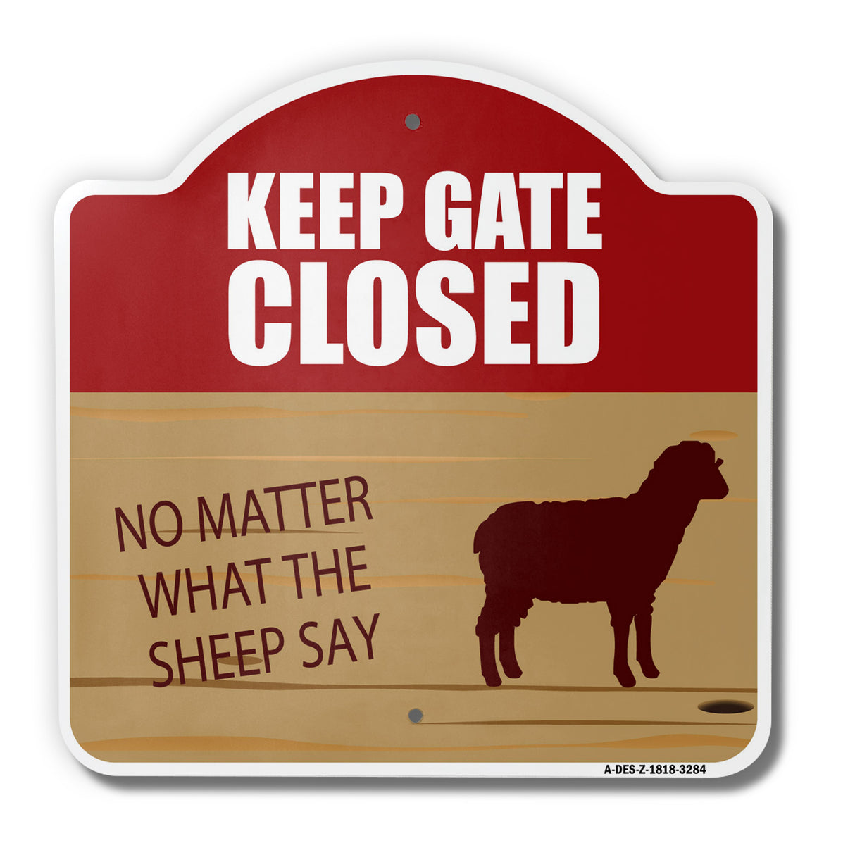 Keep Gate Closed Sheep
