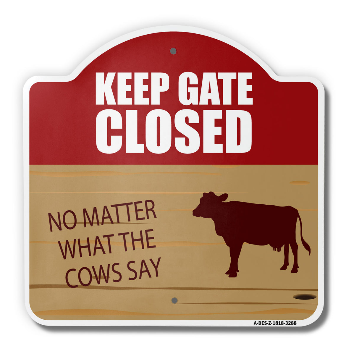 Keep Gate Closed Cow