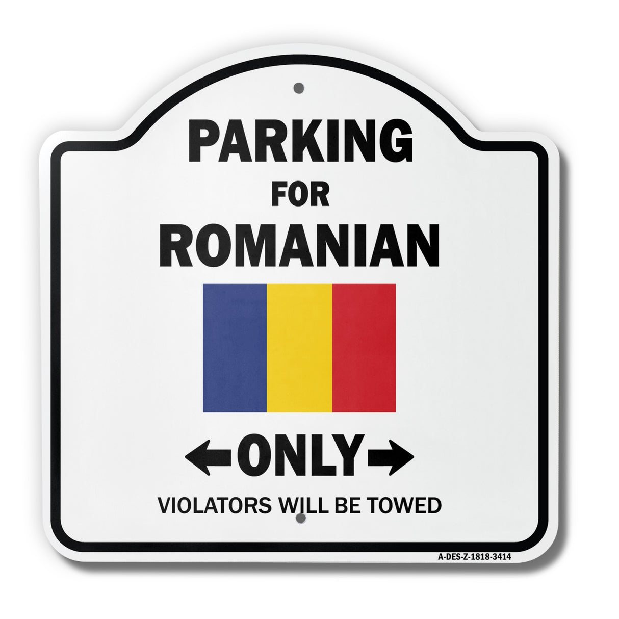 Parking For Romanian Only
