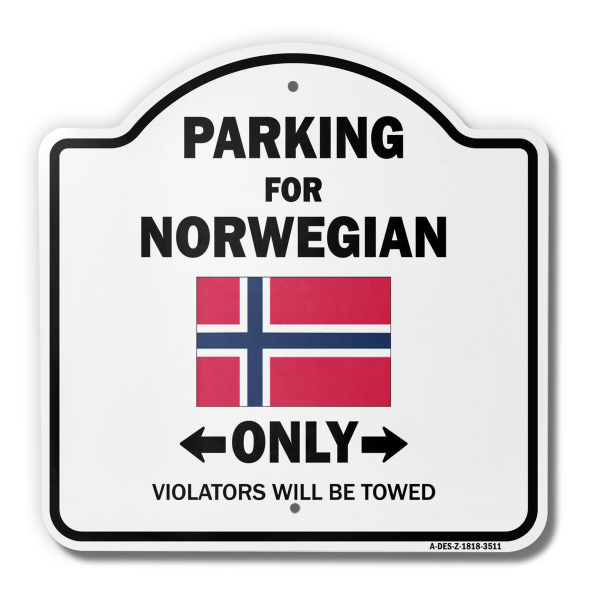 Parking For Norwegian Only