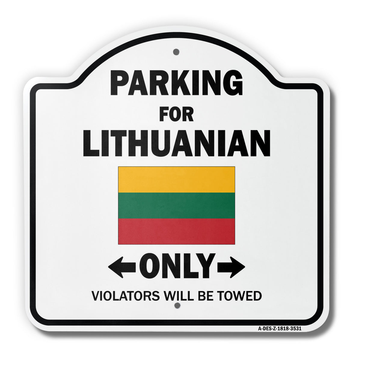 Parking For Lithuanian Only