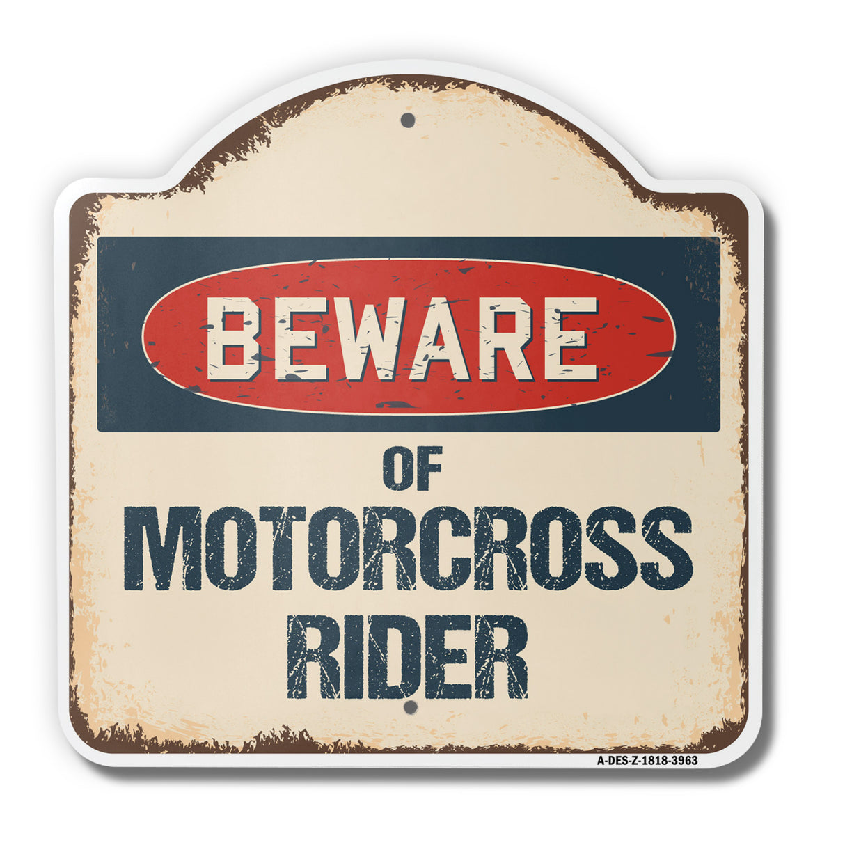 Beware Of Motocross Rider