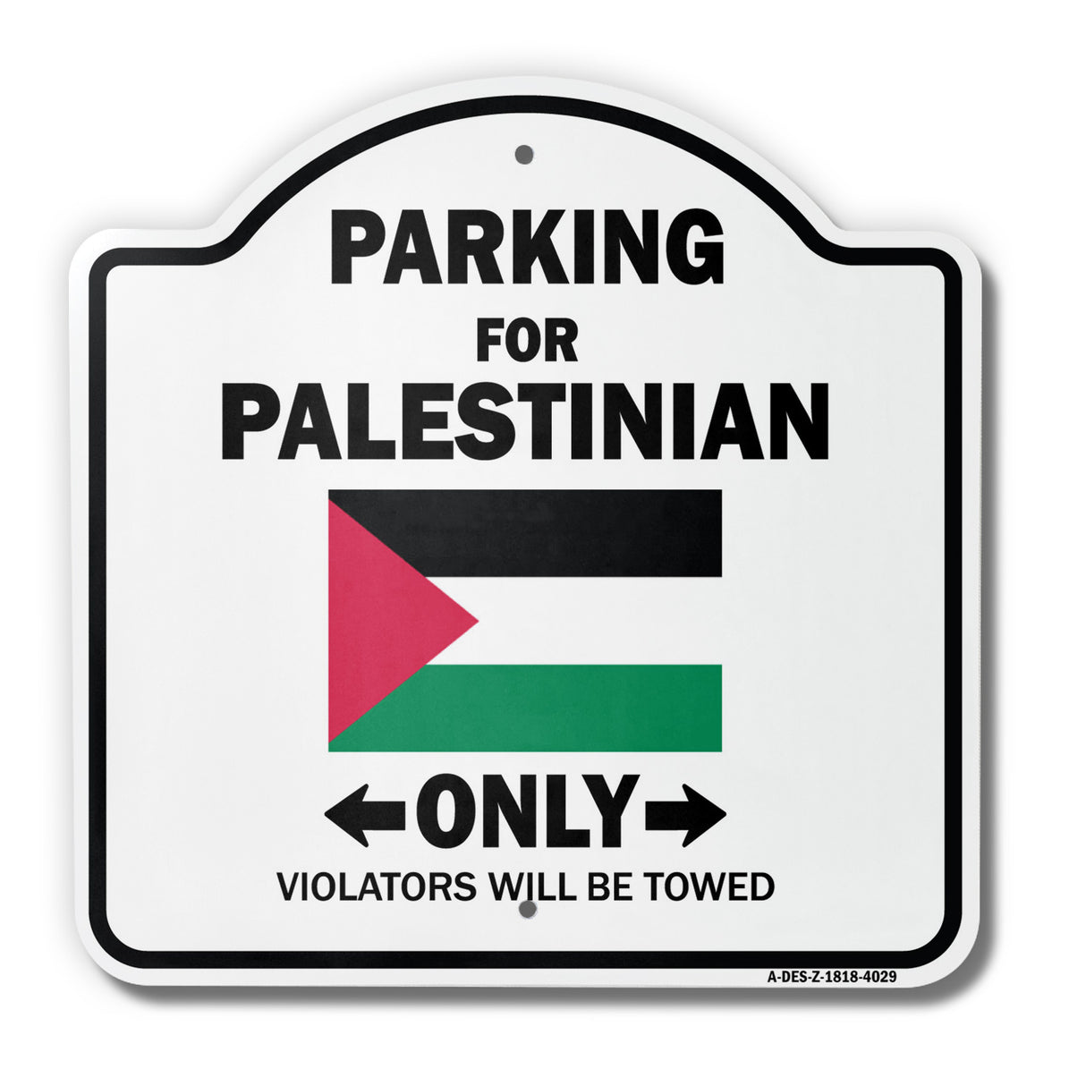 Parking For Palestinian Only