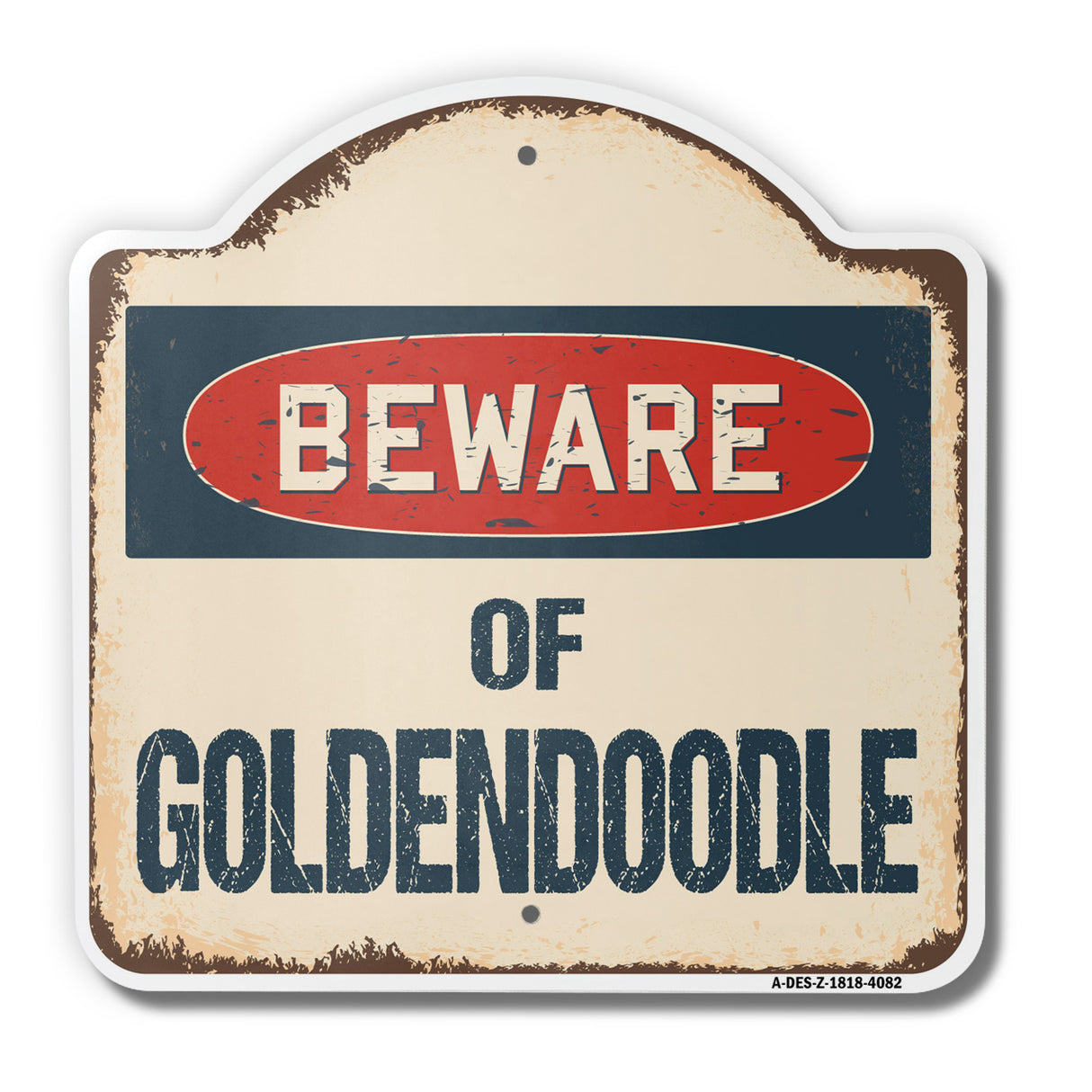 Beware Of Goldendoodle