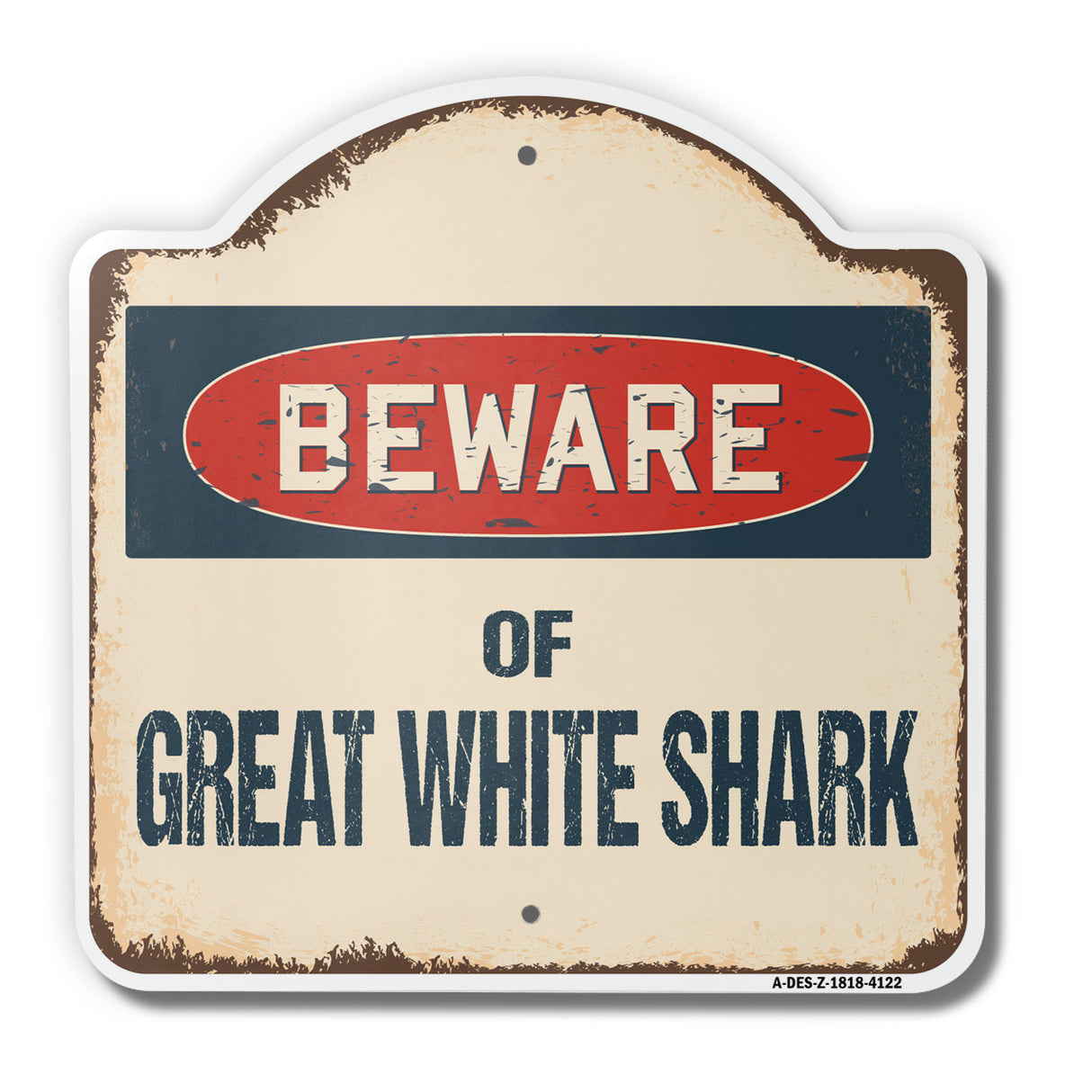 Beware Of Great White Shark