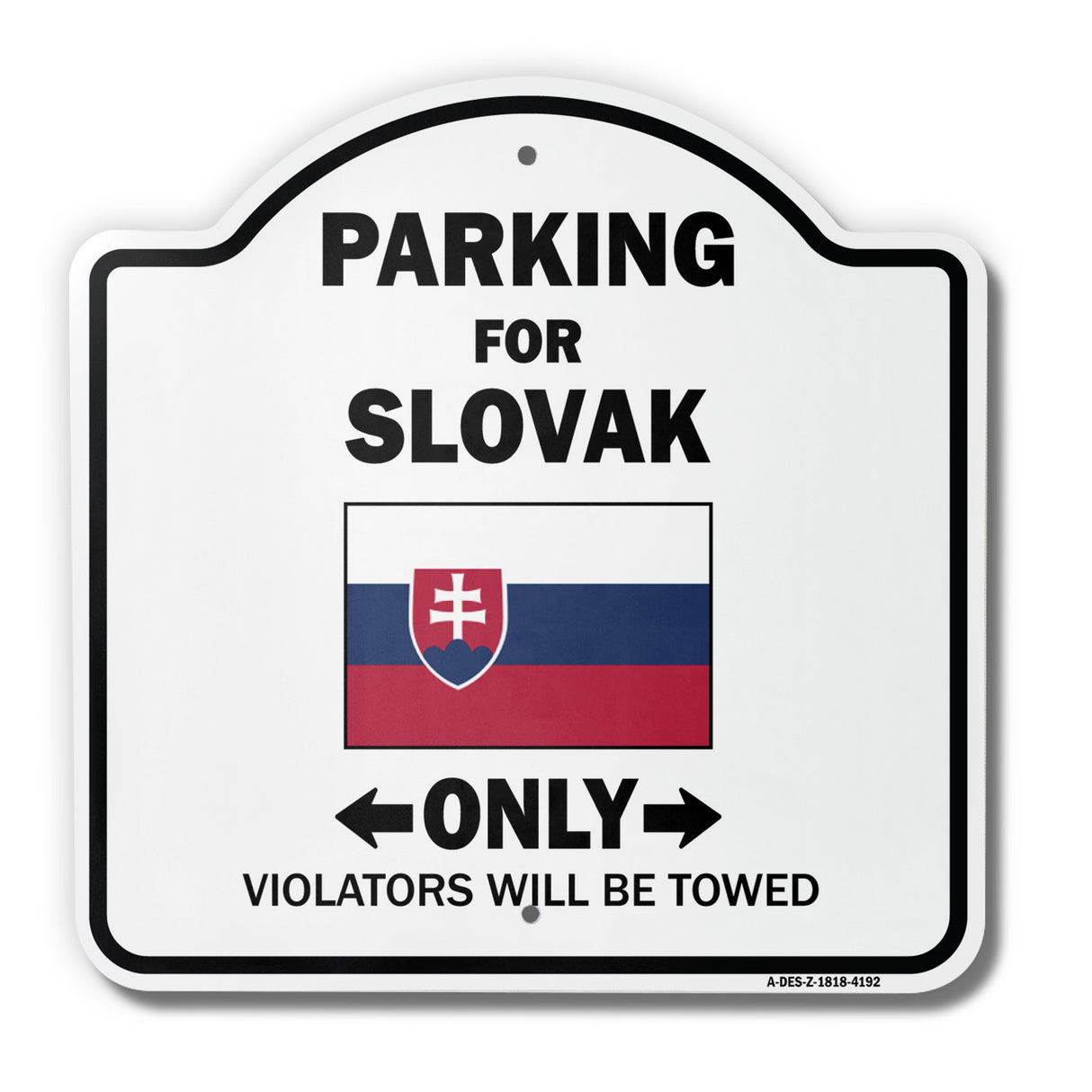 Parking For Slovak Only