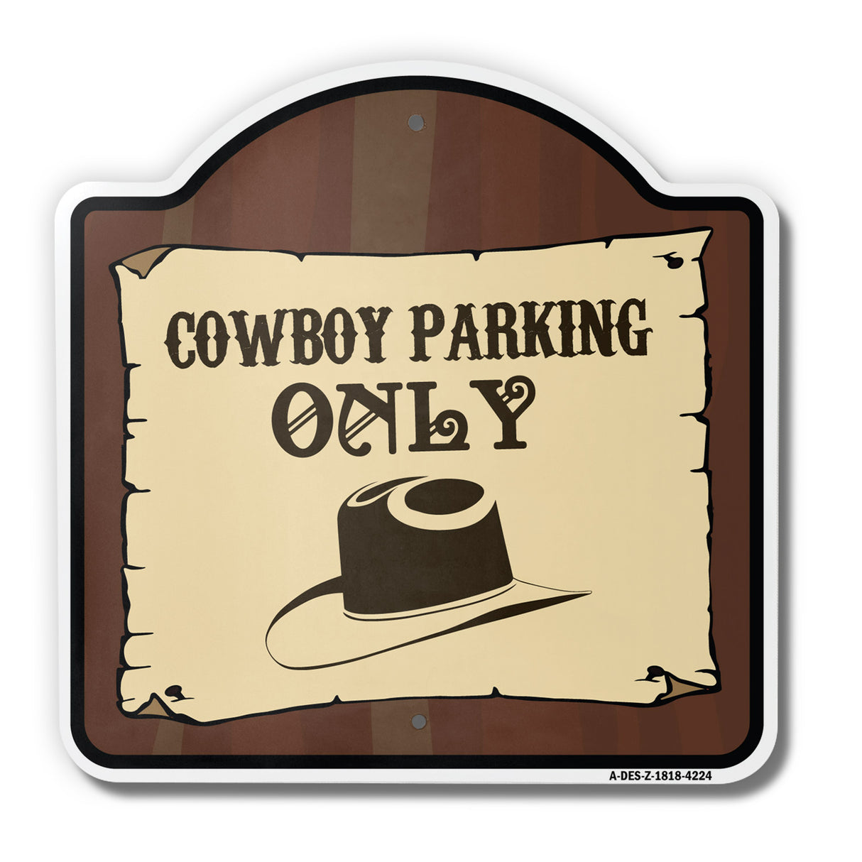 Cowboy Parking Only