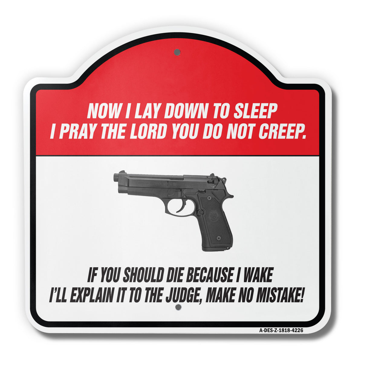 Now I Lay Down To Sleep I Pray The Lord You Do Not Creep