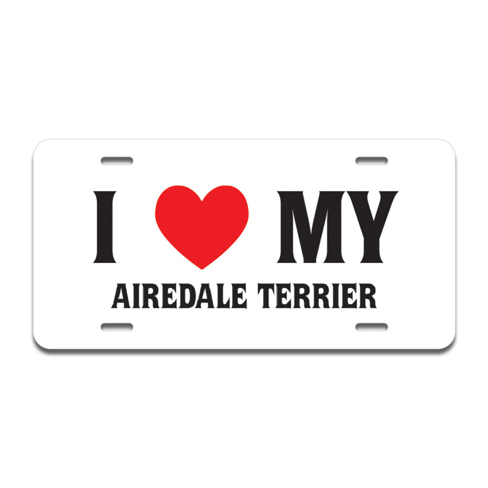I Love My Airedale Terrier