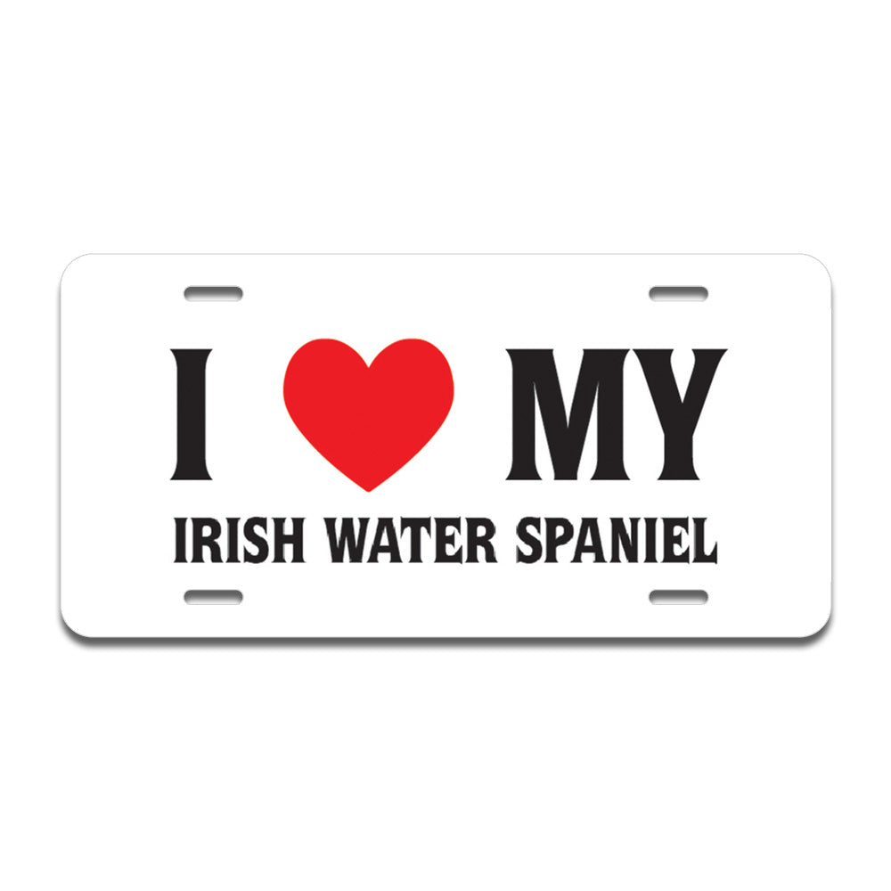 I Love My Irish Water Spaniel