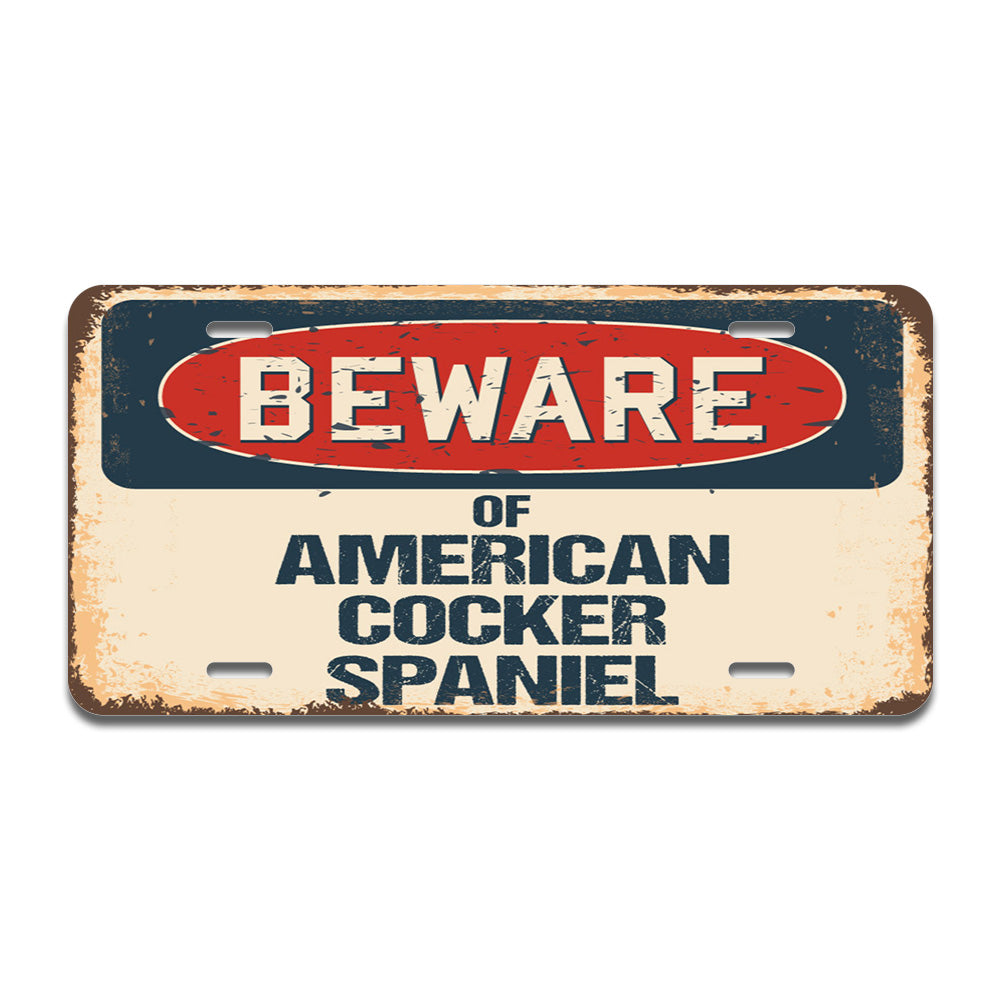 Beware of American Cocker Spaniel