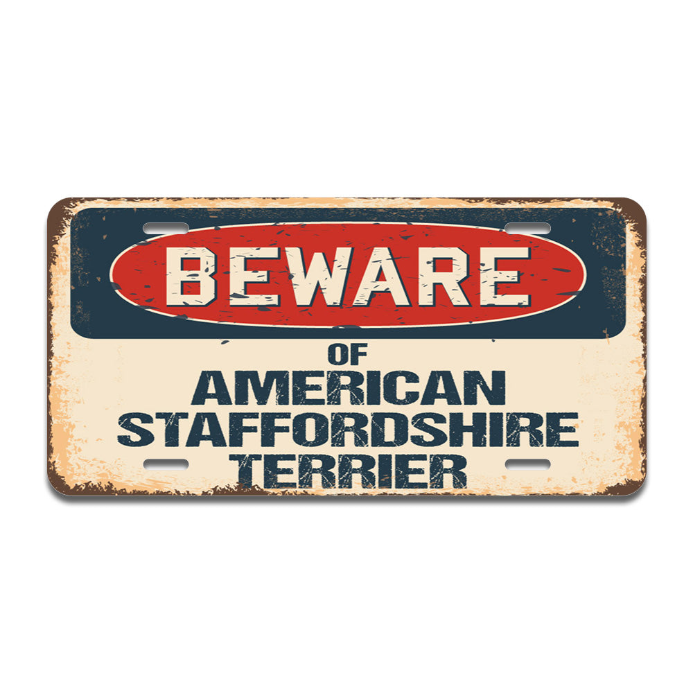 Beware of American Staffordshire Terrier
