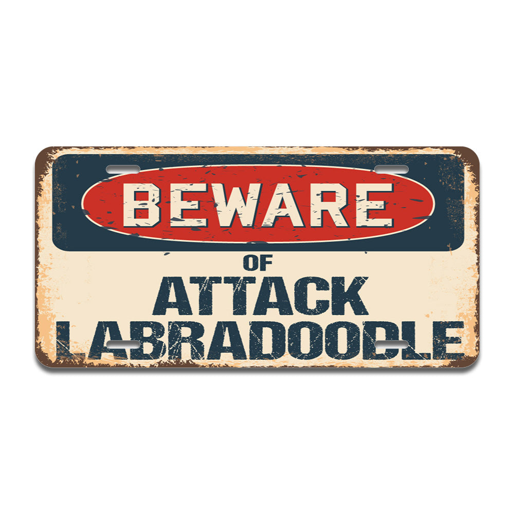 Beware of Attack Labradoodle