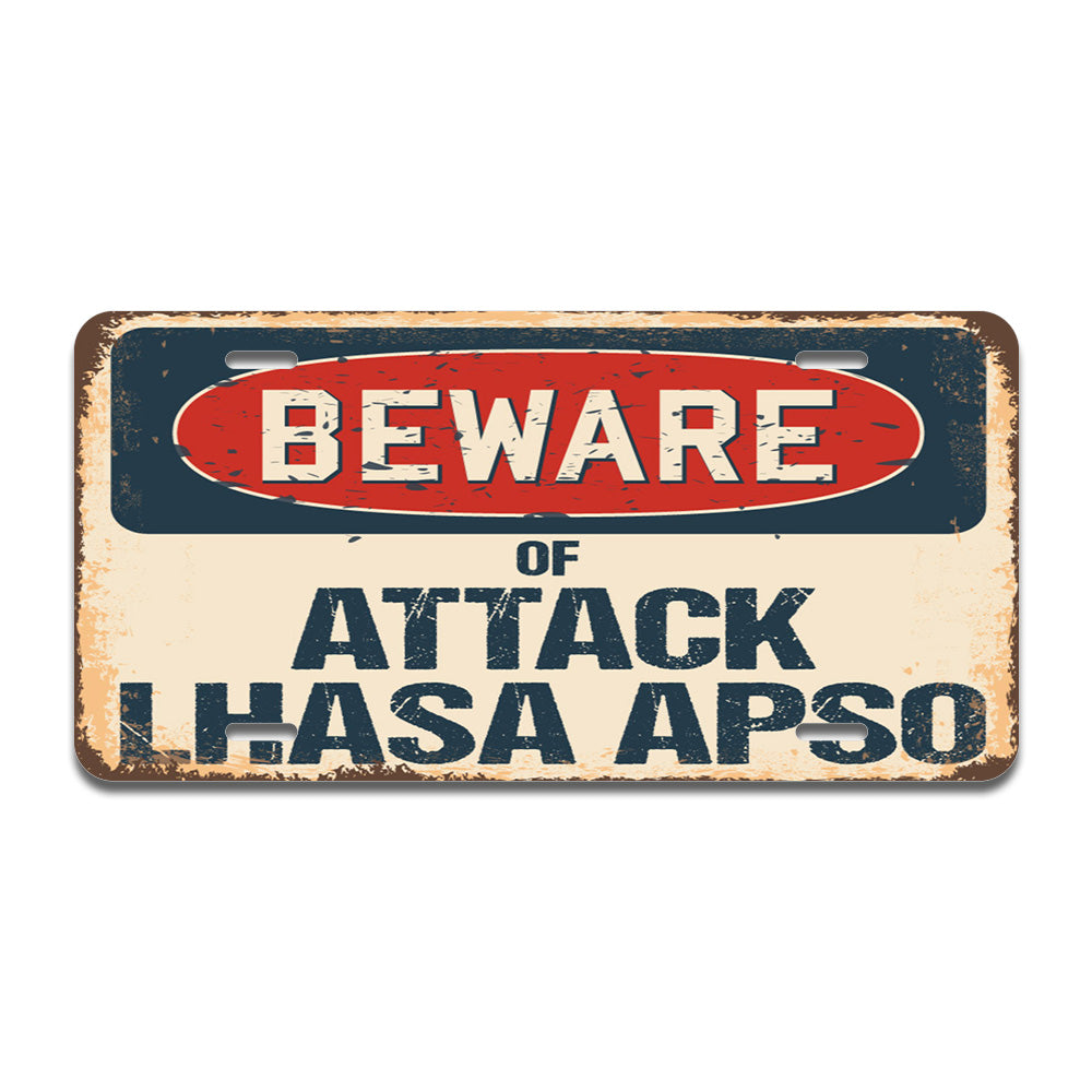 Beware of Attack Lhasa Apso