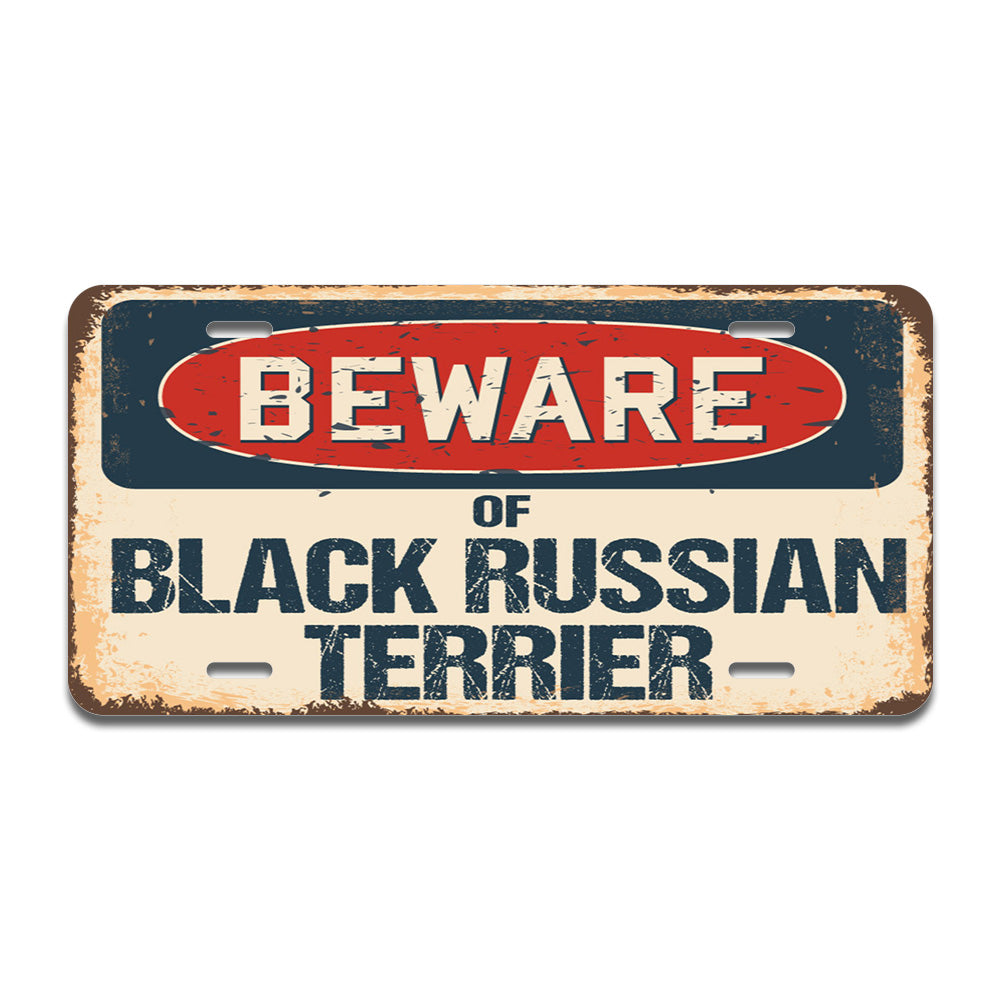 Beware of Black Russian Terrier