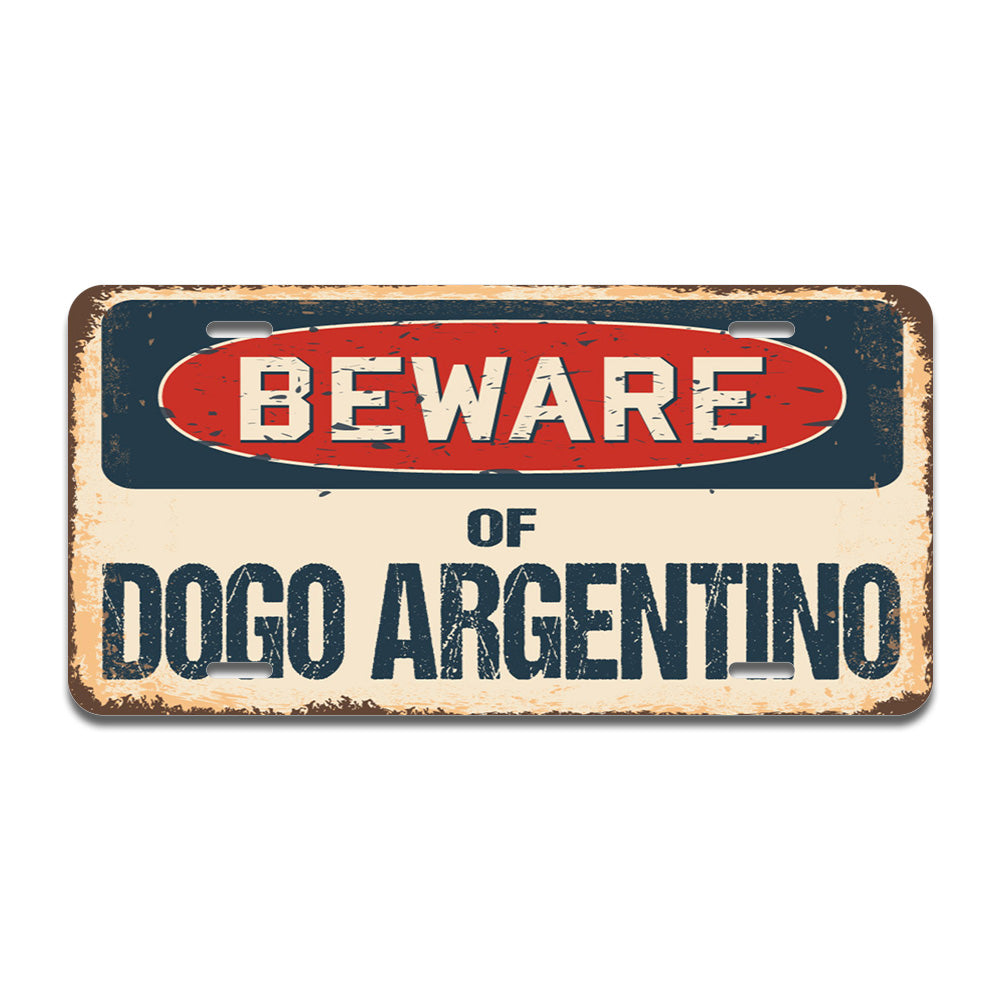 Beware of Dogo Argentino