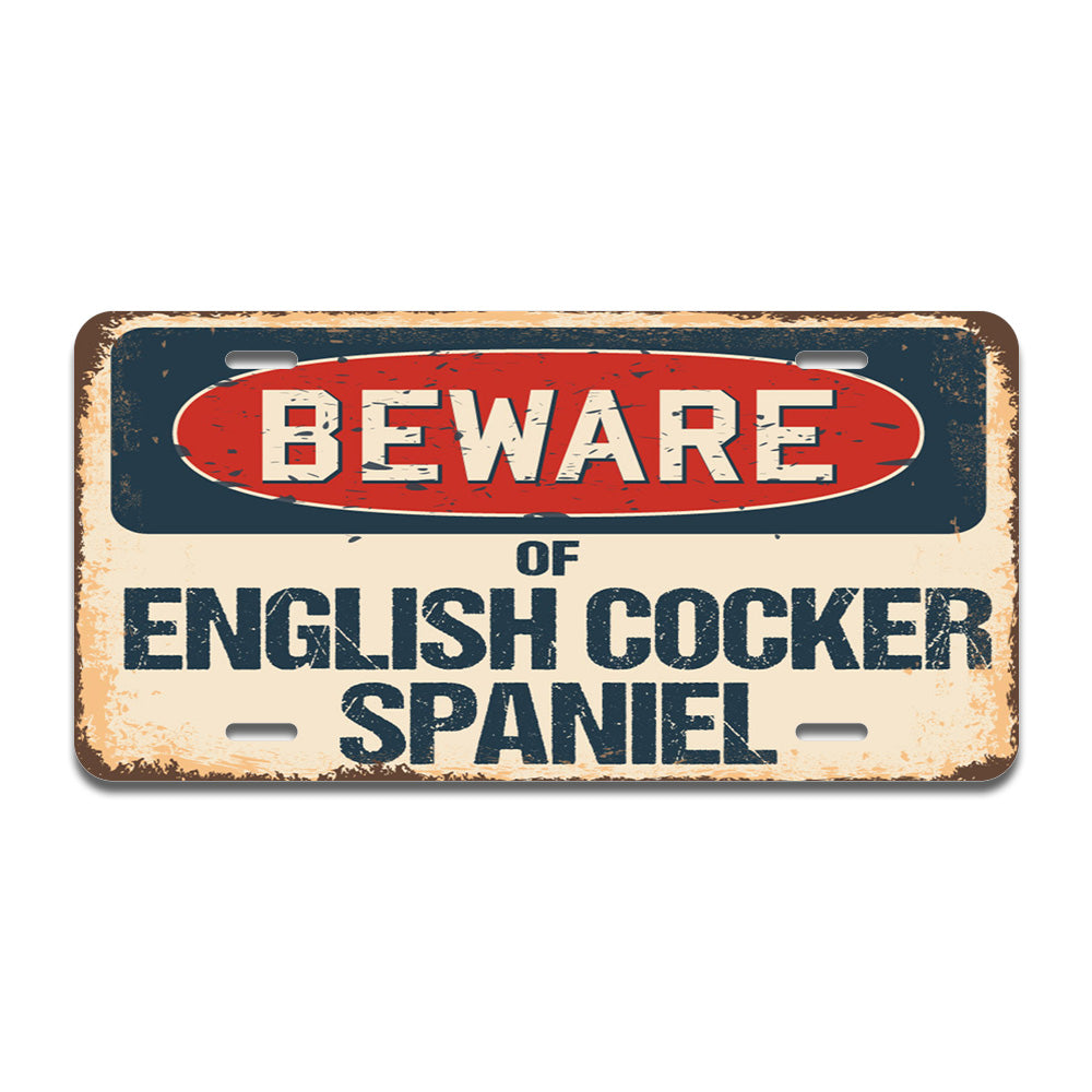 Beware of English Cocker Spaniel