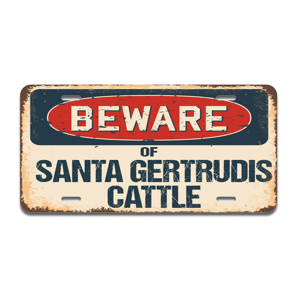 Beware of Santa Gertrudis Cattle