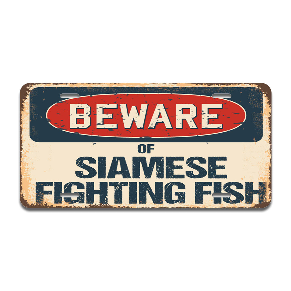 Beware of Siamese Fighting Fish