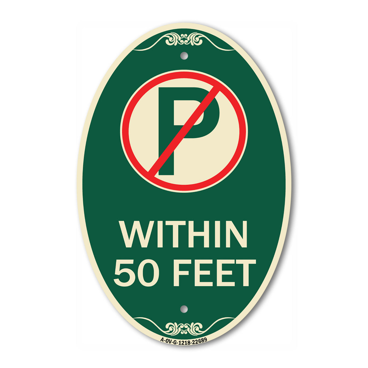 (No Parking Symbol) Within 50 Feet