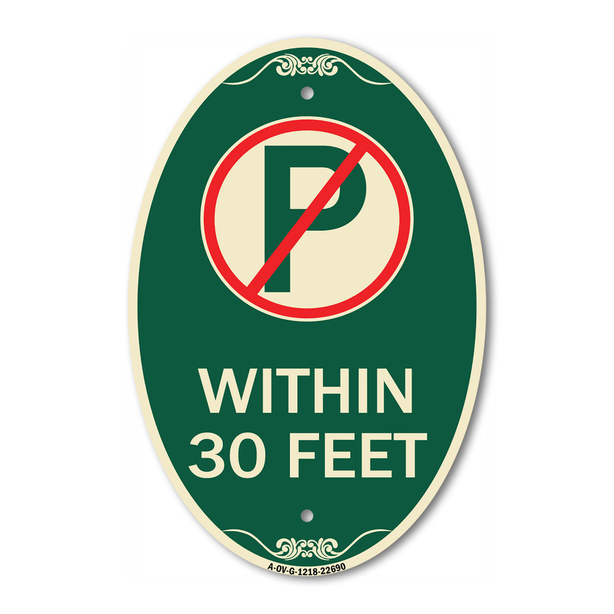 (No Parking Symbol) Within 30 Feet