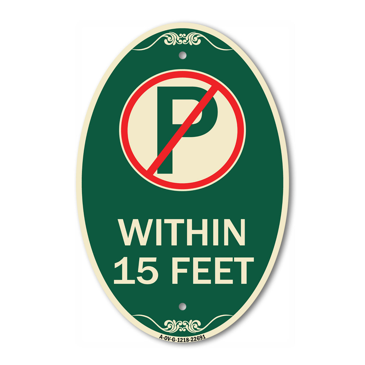 (No Parking Symbol) Within 15 Feet