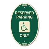 With NY Compliance Reserved Parking Only (With Access Icon)